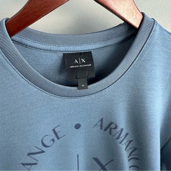 Armani Exchange blue sweatshirt - Picture 3 of 4